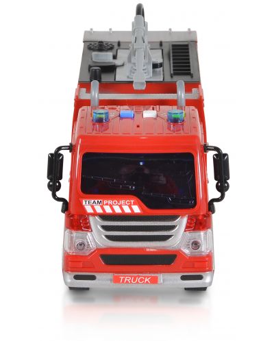 Jucărie pentru copii Moni Toys - Camion de pompieri cu pompă, 1:16 - 4