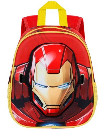 Ghiozdan Karactermania Iron Man - Armour, 3D, cu mască - 2