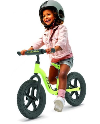 Bicicletă de echilibru pentru copii Chillafish - Charlie Sport 12′′, verde deschis - 2