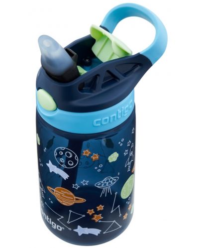 Sticlă de apă pentru copii Contigo Easy Clean - Blueberry Cosmos, 420 ml - 2