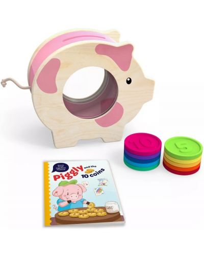 Jucărie pentru copii Battat - Numărat cu porcușorul de economii - 6
