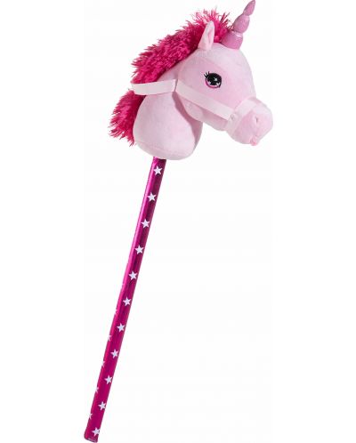 Jucarie pentru copii Heunec - Bagheta magica cu Unicorn, roz, 85 cm  - 1