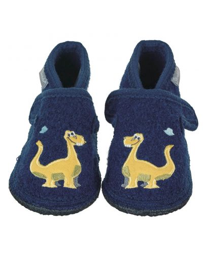 Papuci de lână pentru copii cu dinozaur Sterntaler - 19/20, 9-18 luni - 1