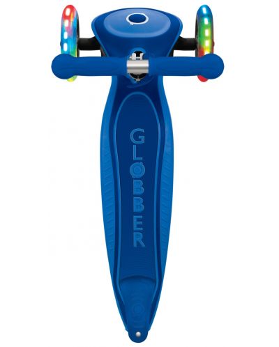 Trotinetă pliabilă pentru copii Globber - Primo Foldable Plus Lights, albastră - 3