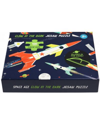 Puzzle pentru copii Rex London - Era spatiala, 100 piese - 1
