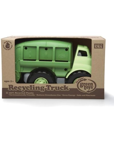 Jucarie de tras Green Toys - Camion de reciclare a deaeurilor	 - 3