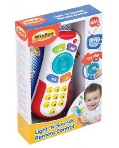 Jucarie pentru copii WinFun - Telecomanda cu sunet si lumina - 1
