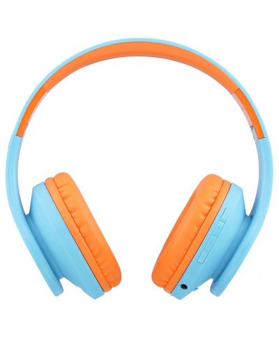 Casti pentru copii PowerLocus - P2, wireless, albastre/portocalii - 2