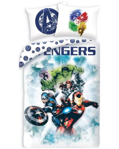 Set lenjerie de pat copii Uwear - Avengers - 1