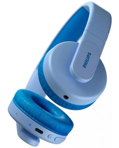 Casti wireless pentru copii Philips - TAK4206BL, albastre - 3