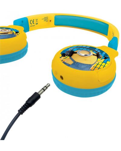 Căști pentru copii Lexibook - The Minions HPBT010DES, wireless, galben - 3
