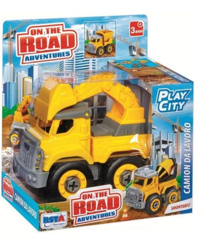 Jucarie  RS Toys Play City - Masina de constructii, gama larga - 3