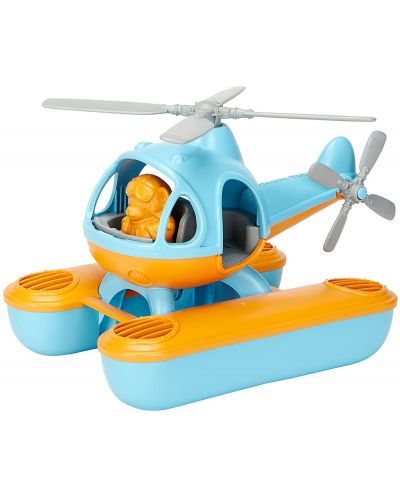Jucarie pentru copii Green Toys - Elicopter marin, albastru - 1