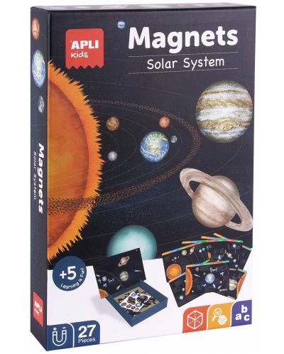 Joc magnetic pentru copii Apli - Sistemul solar - 1