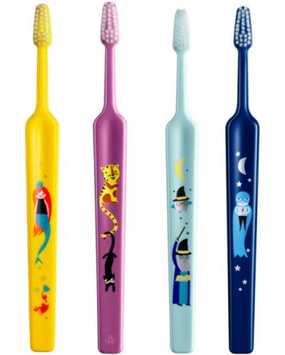 TePe - Periuțe de dinți pentru copii, X-Soft, 3+ ani, 4 bucăți - 1