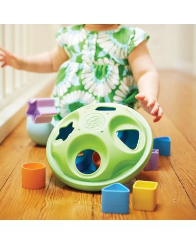 Jucarie pentru copii Green Toys - Sortator, cu 8 forme - 2