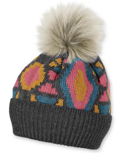 Pălărie tricotată pentru copii cu ciucuri Sterntaler - 57 cm, 8+ ani - 1