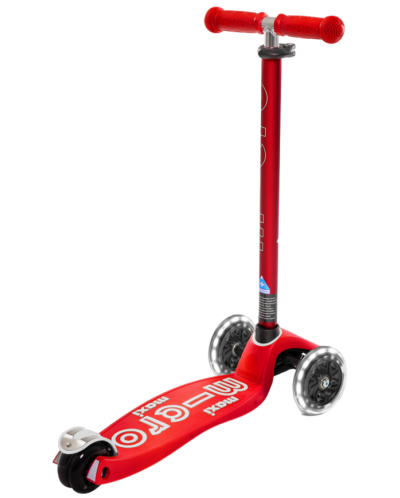 Scooter pentru copii Micro - Maxi Deluxe LED, Red - 5