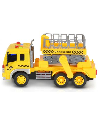 Jucărie pentru copii Moni Toys - Camion cu macara, 1:16 - 2