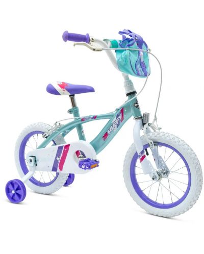 Bicicletă pentru copii Huffy - Glimmer, 14'', albastru-mov - 1