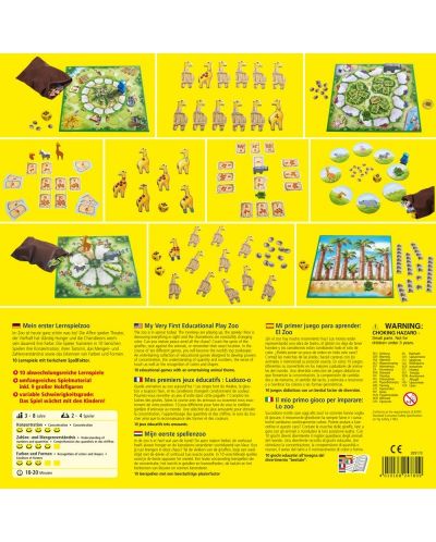Joc pentru copii Haba - 10 jocuri, Gradina zoologica - 5