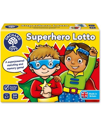 Joc educativ pentru copii Orchard Toys - Superhero Lotto - 1