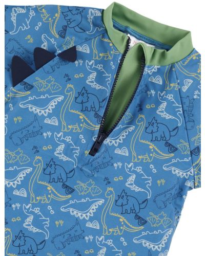 Tricou de înot pentru copii cu protecție UV 50+ Sterntaler - Cu dinozauri, 110/116 cm, 4-6 ani - 2