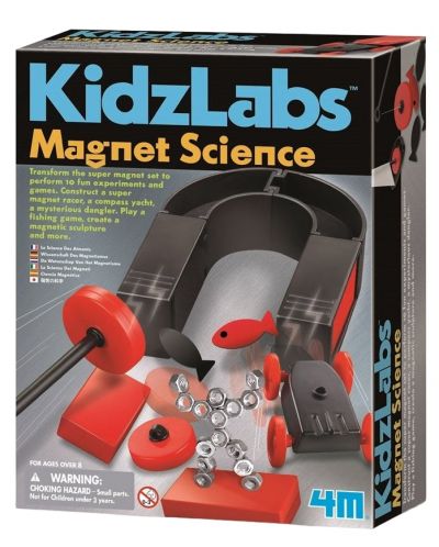 Set de știință  pentru experimente 4M Kidz Labs - Magneți - 1