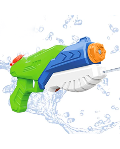 Jucărie pentru copii Raya Toys - Pistol cu ​​apă, albastru-verde - 1