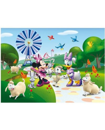 Puzzle pentru copii Lisciani Maxi - Minnie Mouse și prietenii săi - 1