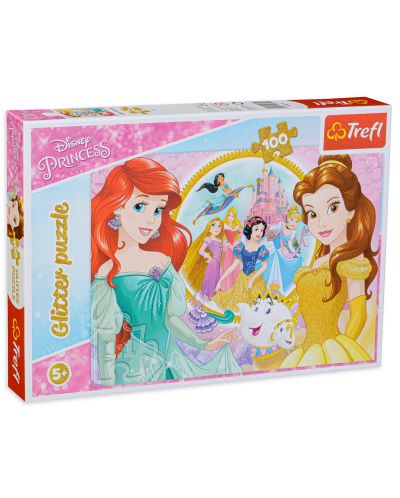 Puzzle pentru copii Trefl de 100 piese - Amintirile lui Bella si Ariel - 1