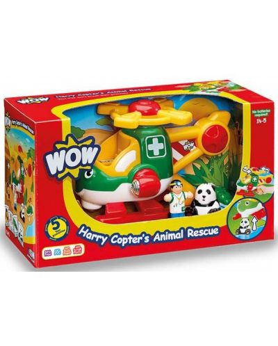 Jucarie pentru copii WOW Toys - Elicopter de salvare pentru animale - 2