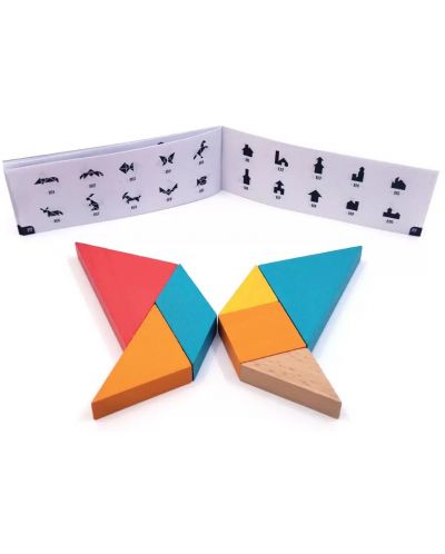 Joc pentru copii Svoora - tangramă din lemn  - 4