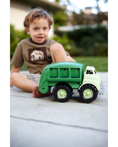 Jucarie de tras Green Toys - Camion de reciclare a deaeurilor	 - 4