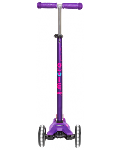 Scooter pentru copii Micro - Maxi Deluxe LED, Purple - 3