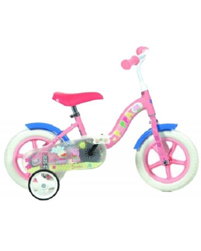 Bicicleta pentru copii Dino Bikes - Peppa Pig, 10'', roz - 1
