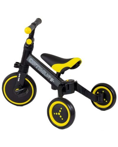 Bicicleta pentru copii Milly Mally 3 în 1 - Optimus, galben - 2