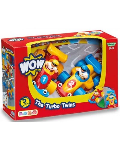 Jucarie pentru copii WOW Toys - Masinute turbo gemene - 2