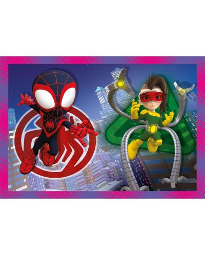 Puzzle pentru copii Clementoni 4 în 1 - Spidey și prietenii săi minunați - 4