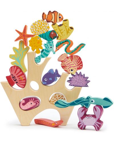 Tender Leaf Toys - Joc de echilibru din lemn Coral Reef - 1