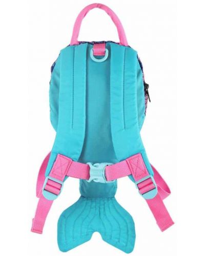 Rucsac pentru copii LittleLife - Sirena, 2 litri, cu lesa - 4