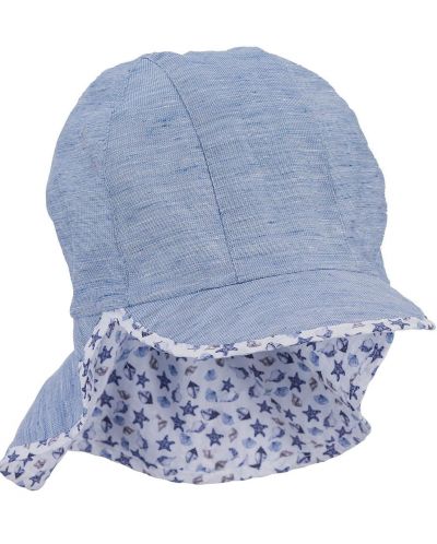 Pălărie de vară pentru copii cu protecție UV 50+ Sterntaler - cu panou din spate, 47 cm, 9-12 luni - 2