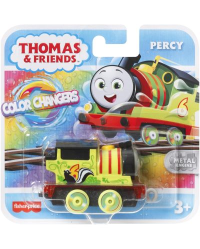 Jucărie pentru copii Fisher Price Thomas & Friends - Tren cu culoare schimbătoare, galbenă - 1