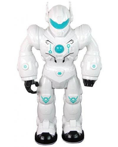 Robot pentru copii Sonne - Exon, cu sunete și lumini, alb - 1