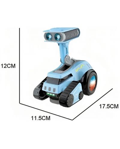 Robot pentru copii Sonne - Mona, cu sunet și lumini, albastru - 3