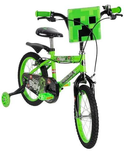 Bicicletă pentru copii Huffy - Minecraft, 16'', verde | Ozone.ro