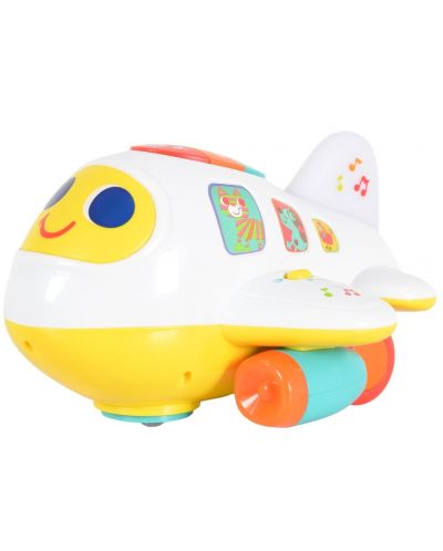 Joaca de copii Hola Toys - Avion muzical - 1