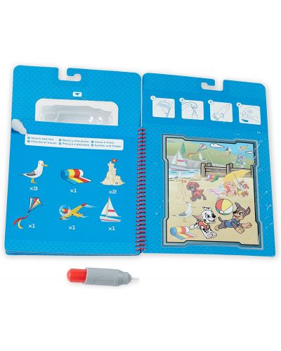Carte de colorat cu apă pentru copii Melissa & Doug - Patrula cățelușilor - 6