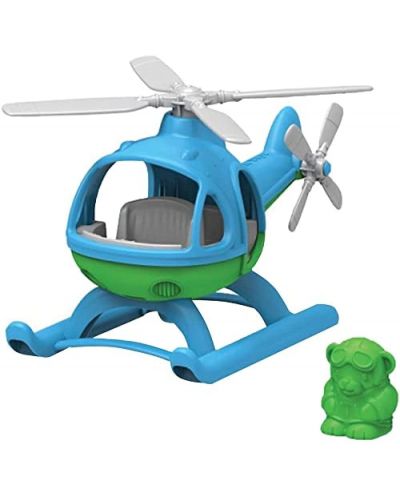 Jucarie pentru copii Green Toys - Elicopter, albastru - 2