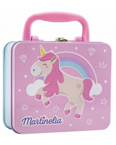 Martinelia Little Unicorn Micul Unicorn Case de cosmetice din metal pentru copii - 1